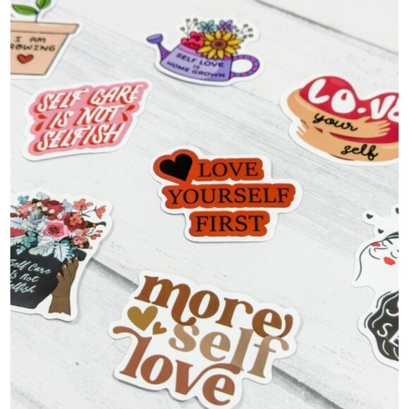More Self Love Affirmation Planner Stickers - Pack of 10 - Picture 4 of 4